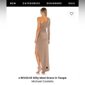 REVOLVE Michael Costello Dress Bronze